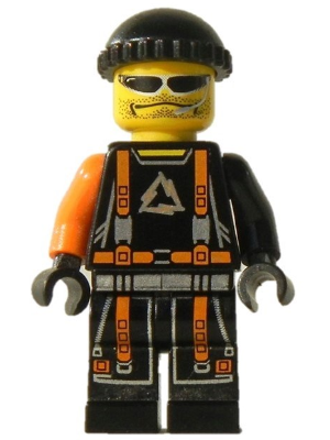 This LEGO minifigure is called, Flex, Alpha Team Arctic . It's minifig ID is alp027.