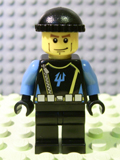 Display of LEGO Aquazone Aquaraider Diver 4, Black Knit Cap