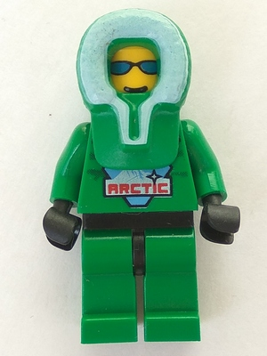 Display of LEGO City Arctic, Green, Green Hood
