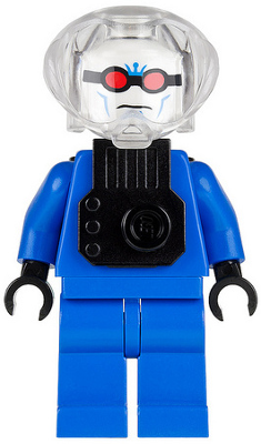 Display of LEGO Batman I Mr. Freeze, Blue