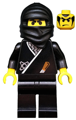 Display of LEGO Ninja Ninja, Black