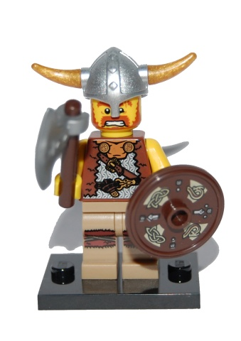 Display for LEGO Collectible Minifigures Viking, Series 4 