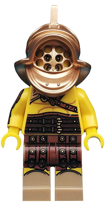 Display of LEGO Collectible Minifigures Gladiator