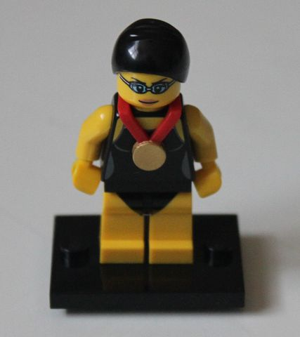 Box art for LEGO Collectible Minifigures Swimming Champion, Series 7 