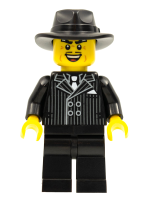 This LEGO minifigure is called, Gangster, Series 5 (Minifigure Only without Stand and Accessories) . It's minifig ID is col079.