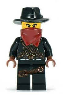 Display of LEGO Collectible Minifigures Bandit