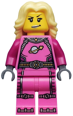 Display of LEGO Collectible Minifigures Intergalactic Girl