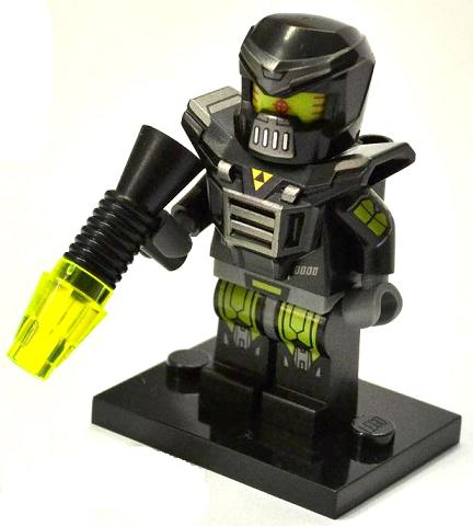 Display for LEGO Collectible Minifigures Evil Mech, Series 11 