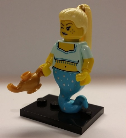 Display for LEGO Collectible Minifigures Genie Girl, Series 12 