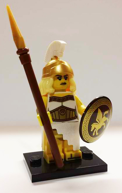 Display for LEGO Collectible Minifigures Battle Goddess, Series 12 