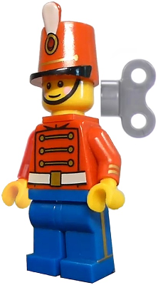 This LEGO minifigure is called, Toy Soldier . It's minifig ID is col162.