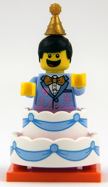 Display for LEGO Collectible Minifigures Cake Guy, Series 18 