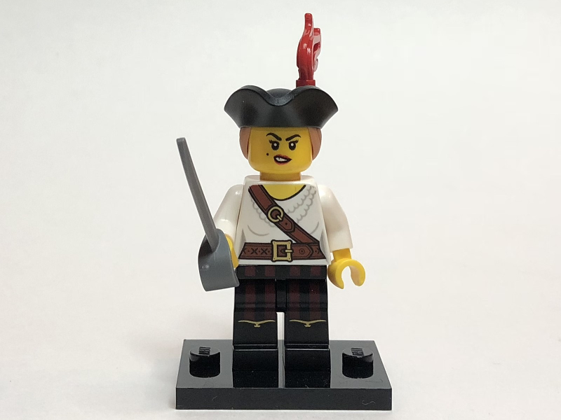 Display for LEGO Collectible Minifigures Pirate Girl, Series 20 