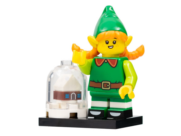 Box art for LEGO Collectible Minifigures Holiday Elf, Series 23 
