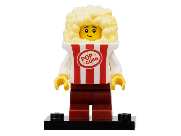 Box art for LEGO Collectible Minifigures Popcorn Costume, Series 23 