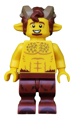 This LEGO minifigure is called, Faun, Series 15 (Minifigure Only without Stand and Accessories) . It's minifig ID is col234.