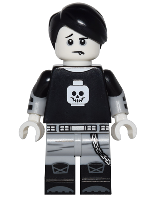 Display of LEGO Collectible Minifigures Spooky Boy