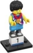 Box art for LEGO Collectible Minifigures Sprinter, Series 25 