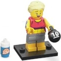 Box art for LEGO Collectible Minifigures Fitness Instructor, Series 25 
