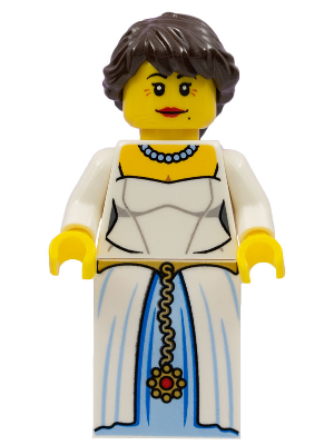This LEGO minifigure is called, Lady . It's minifig ID is col278.