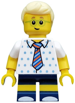 Display of LEGO Collectible Minifigures Birthday Party Boy