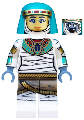 This LEGO minifigure is called, Mummy Queen, Series 19 (Minifigure Only without Stand and Accessories) . It's minifig ID is col347.