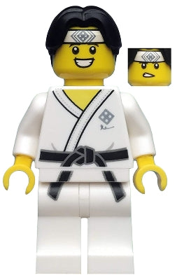 Display of LEGO Collectible Minifigures Martial Arts Boy