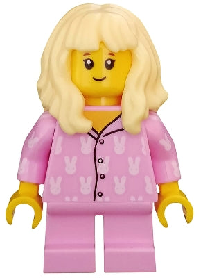 Display of LEGO Collectible Minifigures Pajama Girl