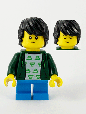 Display of LEGO Collectible Minifigures Violin Kid