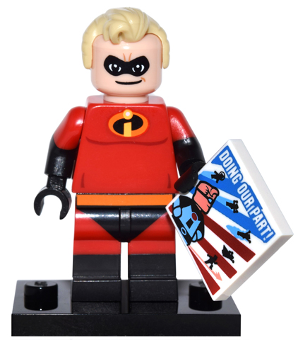 Set coldis-13 Mr. Incredible, Disney, Series 1 (Complete Set with Stand and Accessories)