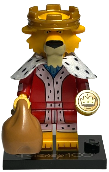 Box art for LEGO Collectible Minifigures Prince John, Disney 100 