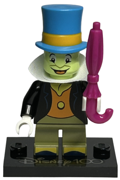 Box art for LEGO Collectible Minifigures Jiminy Cricket, Disney 100 