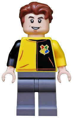 Display of LEGO Collectible Minifigures Cedric Diggory, Harry Potter