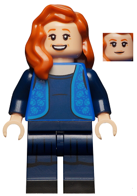 Display of LEGO Collectible Minifigures Lily Potter, Harry Potter