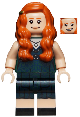 Display of LEGO Collectible Minifigures Ginny Weasley, Harry Potter