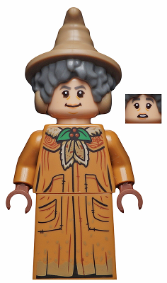 Display of LEGO Collectible Minifigures Professor Sprout, Harry Potter