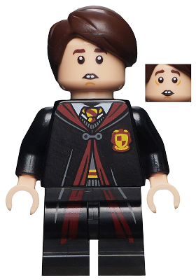 Display of LEGO Collectible Minifigures Neville Longbottom, Harry Potter