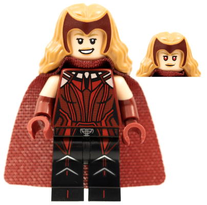 Display of LEGO Collectible Minifigures The Scarlet Witch, Marvel Studios (Minifigure Only without Stand and Accessories)