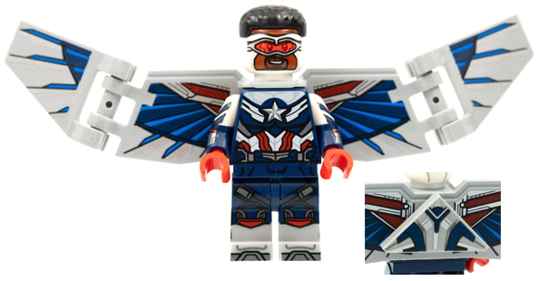 Display of LEGO Collectible Minifigures Captain America, Marvel Studios (Minifigure Only without Stand and Accessories)