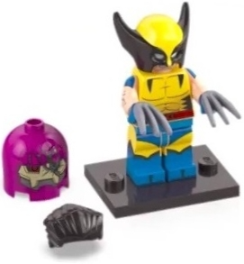 Box art for LEGO Collectible Minifigures Wolverine, Marvel Studios, Series 2 