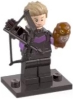 Box art for LEGO Collectible Minifigures Hawkeye, Marvel Studios, Series 2 