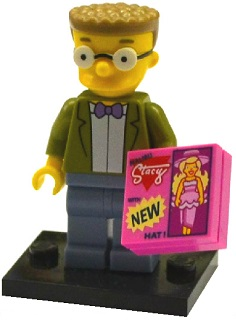Box art for LEGO Collectible Minifigures Waylon Smithers, The Simpsons, Series 2 