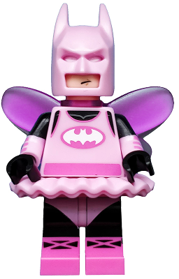 Display of LEGO Collectible Minifigures Fairy Batman, The LEGO Batman Movie