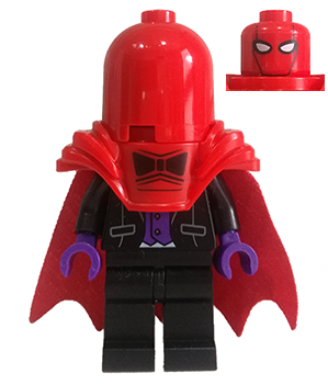 Display of LEGO Collectible Minifigures Red Hood, The LEGO Batman Movie