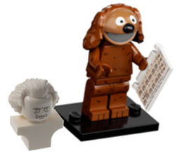 Display for LEGO Rowlf the Dog, The Muppets Minifigures 71033