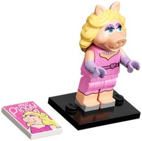 Display for LEGO Miss Piggy, The Muppets Minifigures 71033-6