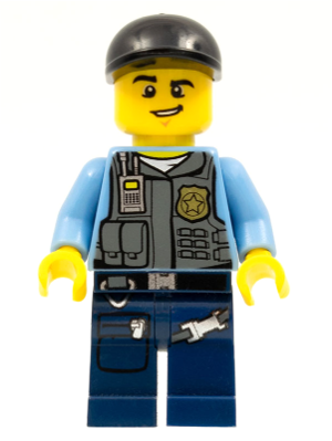 Display of LEGO City Police, LEGO City Undercover Elite Police Officer 8