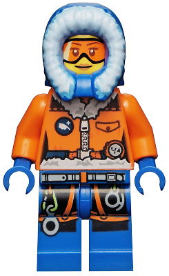 This LEGO minifigure is called, Arctic Explorer, Female . It's minifig ID is cty0491.