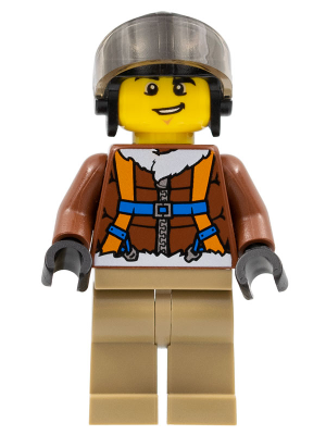 This LEGO minifigure is called, Arctic Helicopter Pilot . It's minifig ID is cty0495.