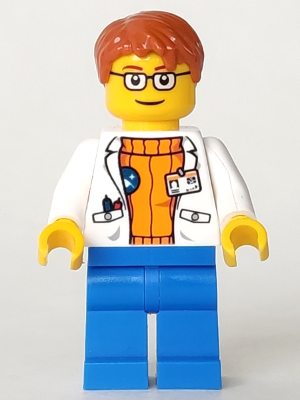 This LEGO minifigure is called, Arctic Scientist . It's minifig ID is cty0552.